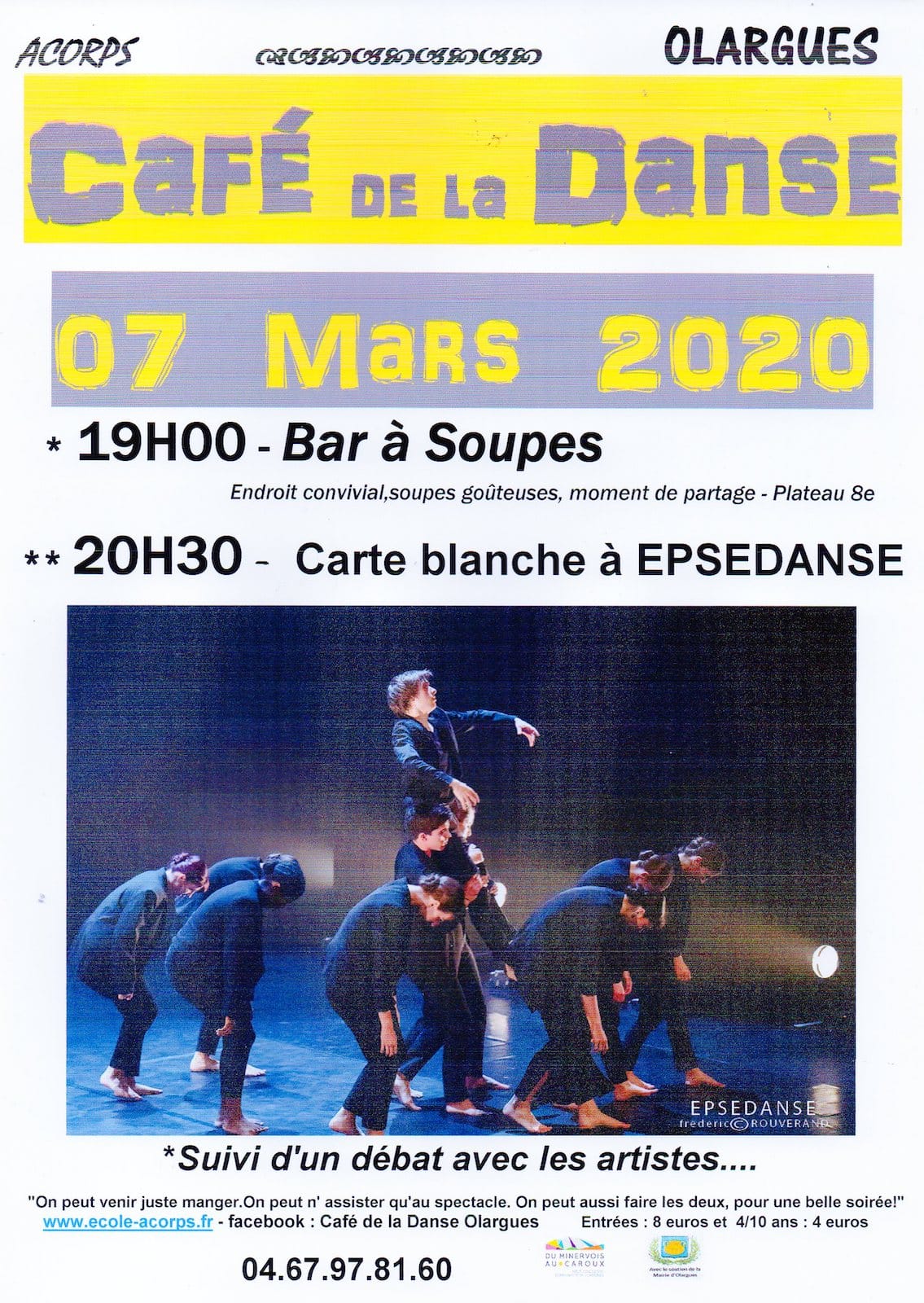 Café de la danse du 7 Mars 2020