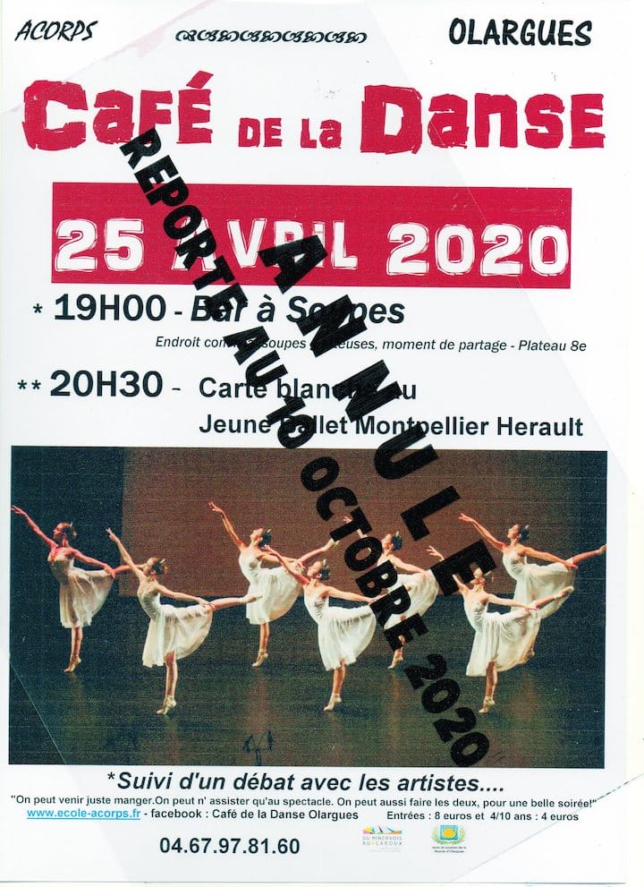 Café de la danse du 25 Avril 2020