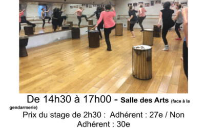 Stage de danse africaine 3 Mai 2025